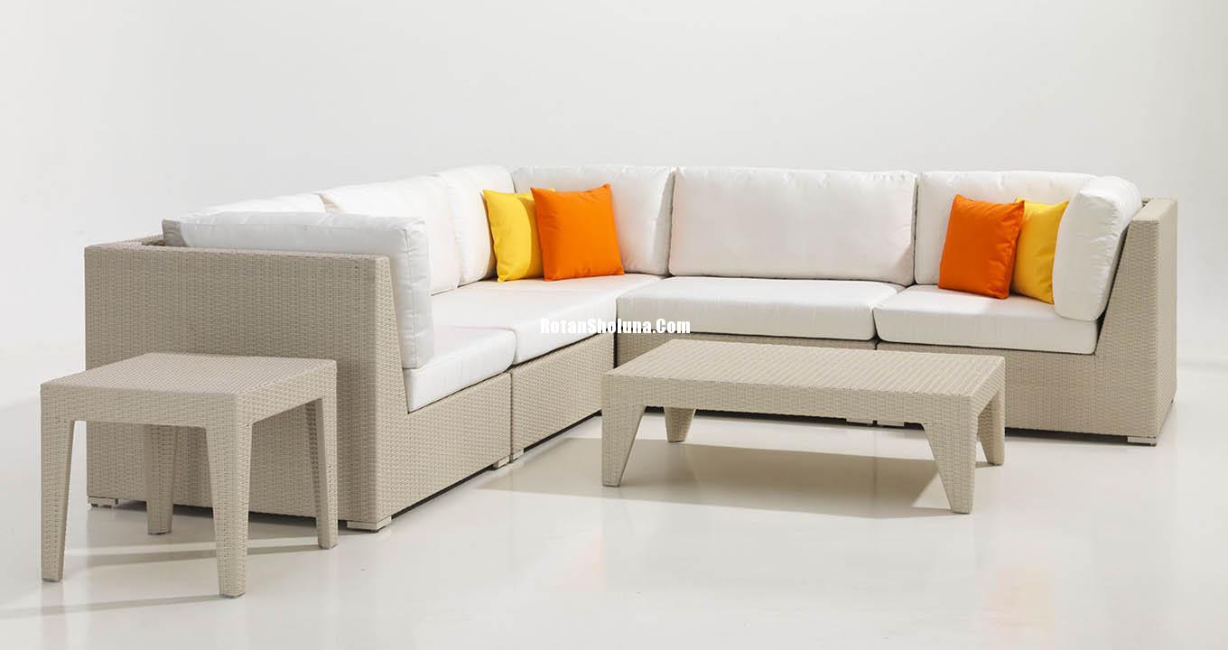 Kursi Sofa Rotan Sintetis Rotan Sholuna Furniture